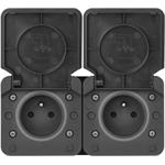 Emos D730421 Cyklone, zásuvka dvojnásobná IP55