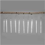 Emos DCPC01, LED vianočná girlanda, 10x cencúľ, 3,6 m, studená biela