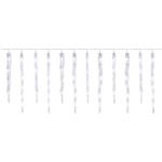 Emos DCPC07, LED vianočná girlanda – cencúle, 12 ks, 3,6 m, studená biela