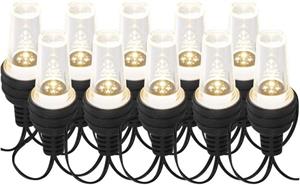 Emos DCPC08, LED svetelná reťaz – 10x párty žiarovky číre, 4,5 m, vonkajšia aj vnútorná, studená biela