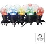 Emos DCPM01, LED svetelná reťaz, 10x párty žiarovky, 5 m, multicolor