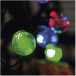 Emos DCPM01, LED svetelná reťaz, 10x párty žiarovky, 5 m, multicolor