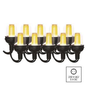 Emos DCPV01, LED svetelná reťaz, 10× párty žiarovky, 4,5 m, vintage