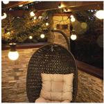 Emos DCPW01, LED svetelná reťaz, 10x párty žiarovky mliečne, 5 m, teplá biela