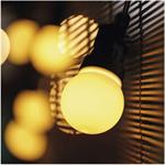 Emos DCPW01, LED svetelná reťaz, 10x párty žiarovky mliečne, 5 m, teplá biela