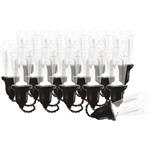 Emos DCPW04, LED svetelná reťaz, 16x párty žiarovky číre, 7,6 m, teplá biela