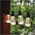 Emos DCPW04, LED svetelná reťaz, 16x párty žiarovky číre, 7,6 m, teplá biela