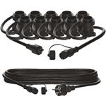 Emos DCPZ01, spojovacia svetelná reťaz na 10 žiaroviek E27 START SET, 7,35 m, vonkajšia aj vnútorná