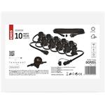 Emos DCPZ01, spojovacia svetelná reťaz na 10 žiaroviek E27 START SET, 7,35 m, vonkajšia aj vnútorná