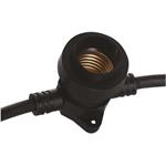 Emos DCPZ01, spojovacia svetelná reťaz na 10 žiaroviek E27 START SET, 7,35 m, vonkajšia aj vnútorná