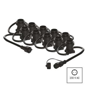 Emos DCPZ02, spojovacia svetelná reťaz na 10 žiaroviek E27 bez prívodu, 7,35 m, vonkajšia aj vnútorná