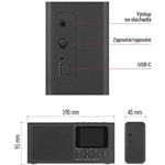 Emos E0090, prenosné rádio, čierne, (rozbalené)