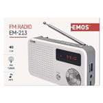 Emos EM-213, prenosné FM rádio s MP3
