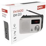 Emos EM-213, prenosné FM rádio s MP3