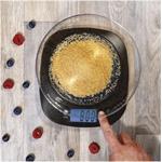 Emos EV025, digitálna kuchynská váha, čierna