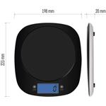 Emos EV025, digitálna kuchynská váha, čierna