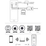 Emos GoSmart H4030, domový bezdrôtový batériový videozvonček IP-09D s wifi a solárnym panelom