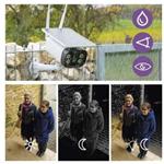 Emos GoSmart H4056, vonkajšia batériová kamera IP-600 EYE s Wi-Fi a solárnym panelom, (rozbalené)