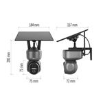 Emos GoSmart H4058, vonkajšia otočná kamera IP-6000 OWL s 4G/LTE, šedá