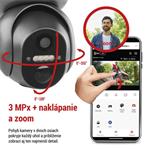 Emos GoSmart H4058, vonkajšia otočná kamera IP-6000 OWL s 4G/LTE, šedá