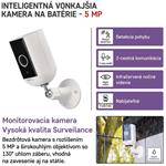 Emos GoSmart H4063, vonkajšia batériová kamera IP-210 SNAP s Wi-Fi