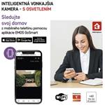 Emos GoSmart H4064, vonkajšia otočná kamera IP-310 TORCH s Wi-Fi a svetlom, biela