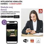 Emos GoSmart H4065, vonkajšia otočná kamera IP-310 TORCH s Wi-Fi a svetlom, čierna