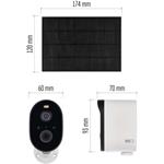 Emos GoSmart H4073, vonkajšia batériová kamera IP-1150 SNAP s WiFi a solárnym panelom