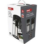 Emos GoSmart H4074, vonkajšia otočná kamera IP-1300 LANTERN s WiFi a svetlom, čierna