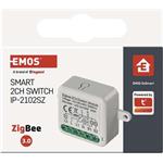 Emos GoSmart H5102, spínací modul IP-2102SZ, ZigBee, 2-kanálový