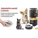 Emos GoSmart H6002, dávkovač krmiva, 4 l, čierny, Wi-Fi