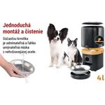 Emos GoSmart H6004, dávkovač krmiva s kamerou, 4 l, čierny, Wi-Fi