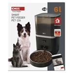Emos GoSmart H6006, dávkovač krmiva s kamerou, 6 l, čierny, Wi-Fi