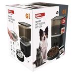 Emos GoSmart H6006, dávkovač krmiva s kamerou, 6 l, čierny, Wi-Fi