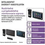 Emos GoSmart IP-750A s Wi-Fi, sada domáceho videovrátnika