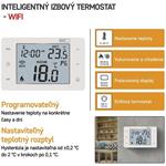 Emos GoSmart P56201A, podlahový programovateľný drôtový WiFi termostat + darček
