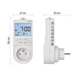 Emos GoSmart P56601FR, termostat do zásuvky s funkciou digitálneho časovača 2v1 s WiFi
