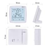 Emos GoSmart P56S11, izbový programovateľný bezdrôtový WiFi termostat, (rozbalené)