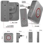 Emos GoSmart P5735SS, domový bezdrôtový zvonček do zásuvky s WiFi