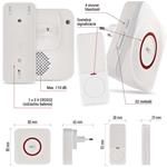 Emos GoSmart P5735WS, domový bezdrôtový zvonček do zásuvky s WiFi