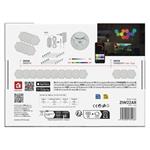 Emos GoSmart ZIW22AR, LED svietidlo Hexagon, 10 dielov, 19 W, RGB, stmievateľné, WiFi