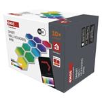 Emos GoSmart ZIW22AR, LED svietidlo Hexagon, 10 dielov, 19 W, RGB, stmievateľné, WiFi