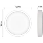 Emos GoSmart ZM5191, inteligentné LED svietidlo, prisadené, kruhové, 30W, CCT, stmievateľné, Wi-Fi