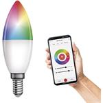Emos GoSmart ZQW322R, LED žiarovka sviečka, E14, 4,8 W (40 W), 470 lm, RGB, stmievateľná, Wi-Fi