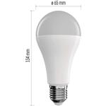 Emos GoSmart ZQW516R, LED žiarovka A65, E27, 14 W (94 W), 1400 lm, RGB, stmievateľná, Wi-Fi