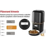 Emos H6001, Pet Care dávkovač krmiva, 4 l, čierny