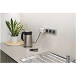 Emos P0024U, rozbočovacia zásuvka 3× guľatá 230V, 2x USB-A