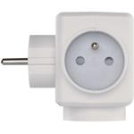 Emos P0024U, rozbočovacia zásuvka 3× guľatá 230V, 2x USB-A