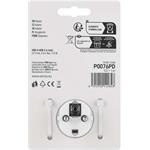 Emos P0076PD, rozbočovacia zásuvka 2×, 1×USB-A+1×USB-C, bielo-sivá