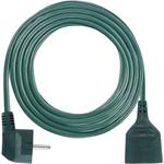 Emos P0115RZ, predlžovací kábel 5 m / 1 zásuvka / zelený / PVC / 1,5 mm2